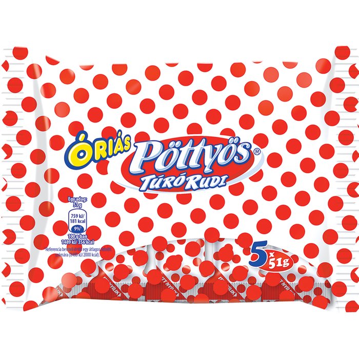 PÖTTYÖS ÓRIÁS TÚRÓ RUDI ÉTCSOKOLÁDÉS MULTIPACK