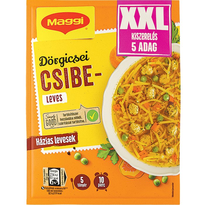 MAGGI XXL DÖRGICSEI CSIBELEVES