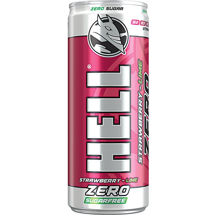 HELL STRAWBERRY-LIME ZERO ENERGY DRINK