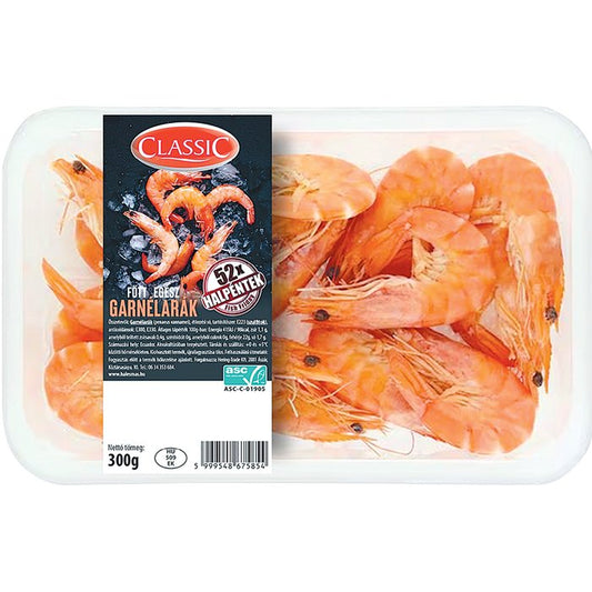 CLASSIC FŐTT GARNÉLARÁK