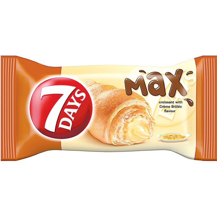 7DAYS MAX CRÉME BRÜLÉE ÍZŰ CROISSANT