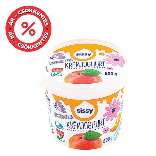 SISSY SÁRGABARACKOS KRÉMJOGHURT