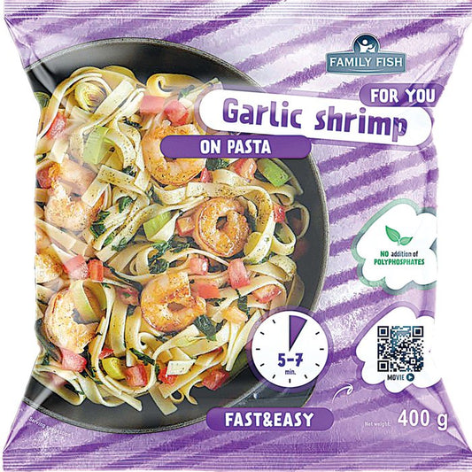 FOKHAGYMÁS TÉSZTA GARNÉLÁVAL