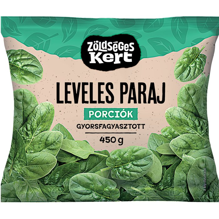 ZÖLDSÉGESKERT LEVELES PARAJ PORCIÓK