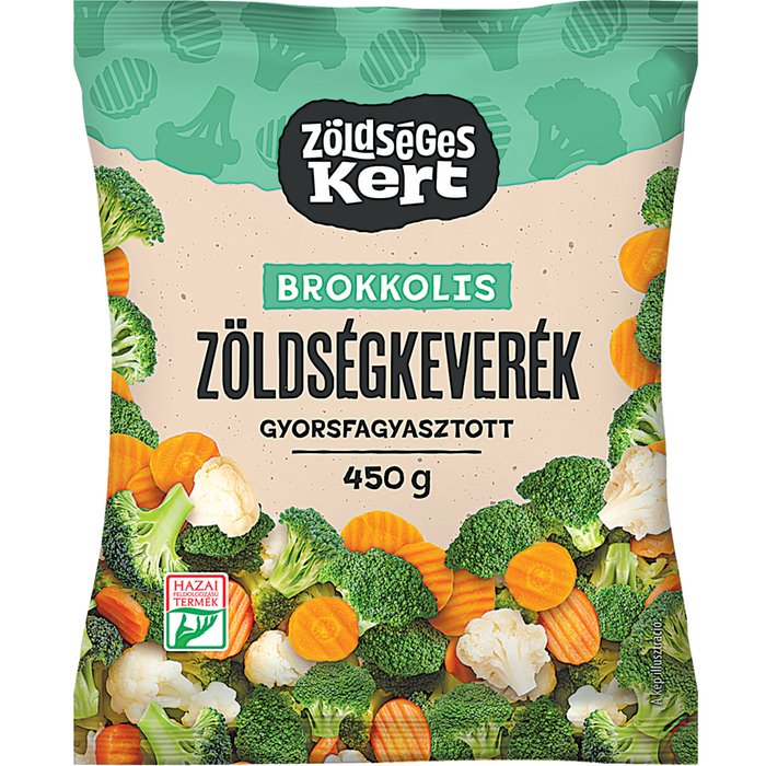 ZÖLDSÉGESKERT BROKKOLIS ZÖLDSÉGKEVERÉK