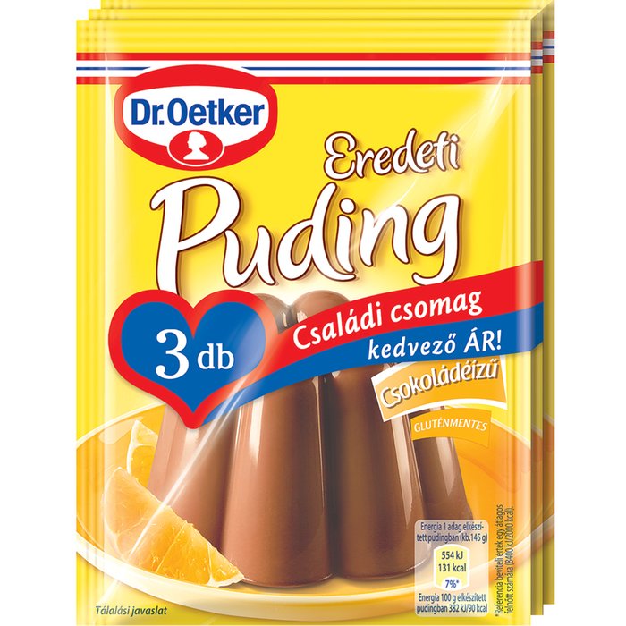 DR. OETKER EREDETI CSOKOLÁDÉ ÍZŰ PUDING