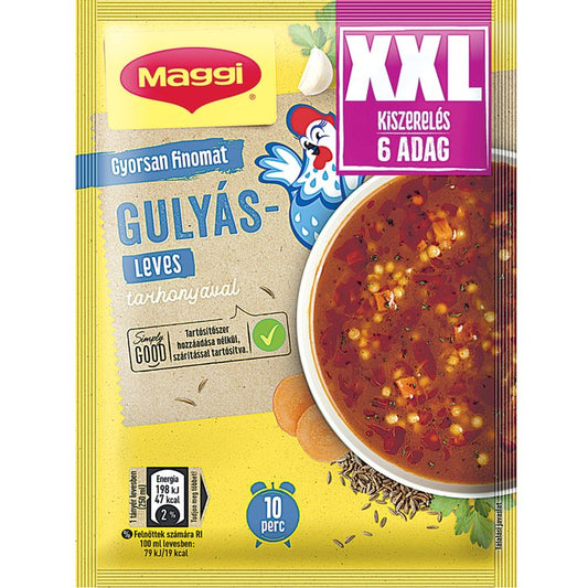 MAGGI XXL GULYÁSLEVES TARHONYÁVAL