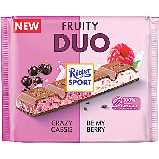 RITTER SPORT FRUITY DUO TEJCSOKOLÁDÉ