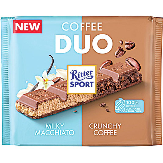 RITTER SPORT COFFEE DUO TEJCSOKOLÁDÉ