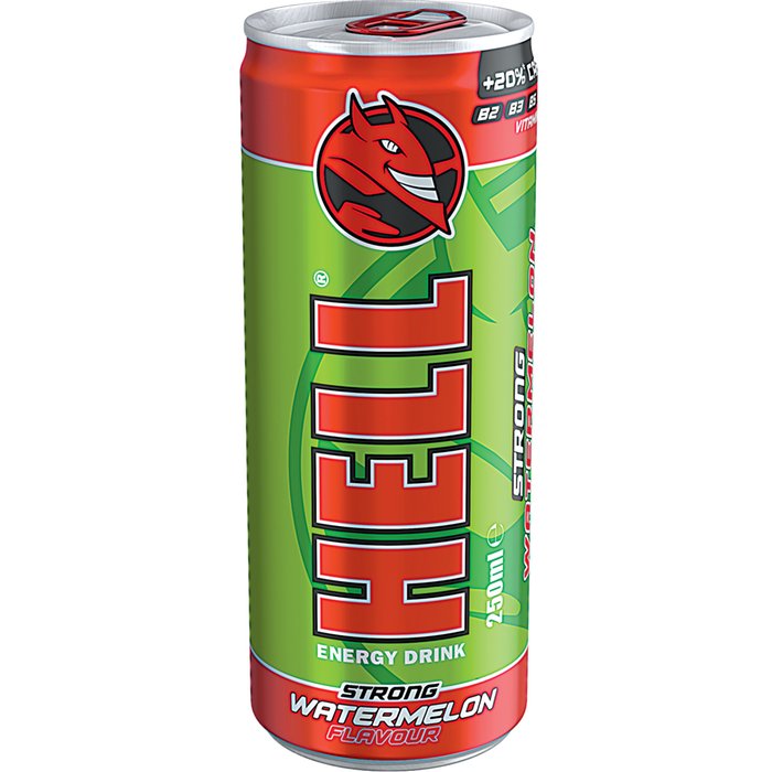 HELL WATERMELON STRONG ENERGY DRINK