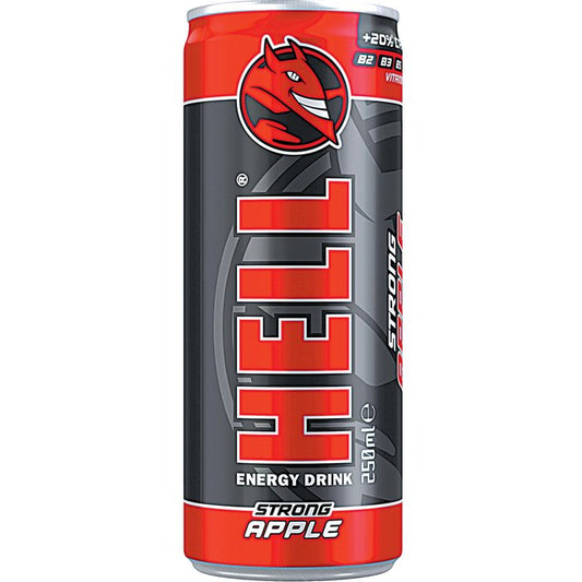 HELL STRONG APPLE ENERGY DRINK