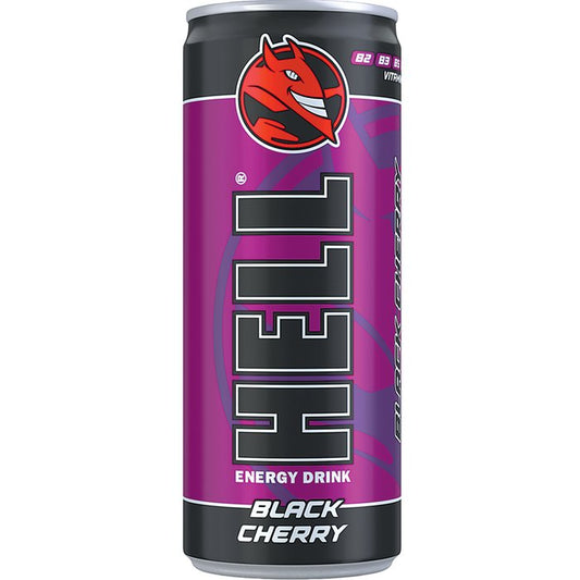 HELL BLACK CHERRY ENERGY DRINK